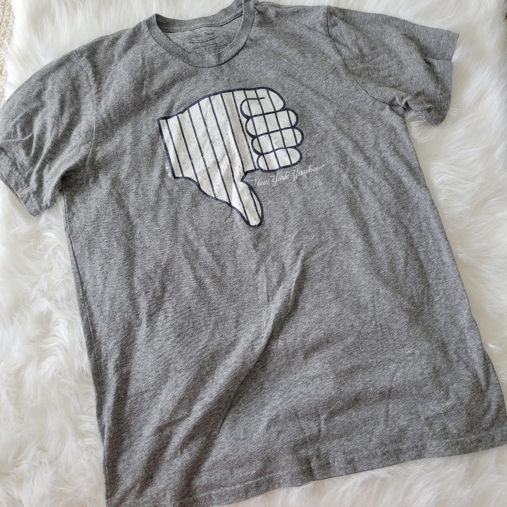 MLB Majestic Threads 👎NY Yankees TShirt XL Grey Worn Once